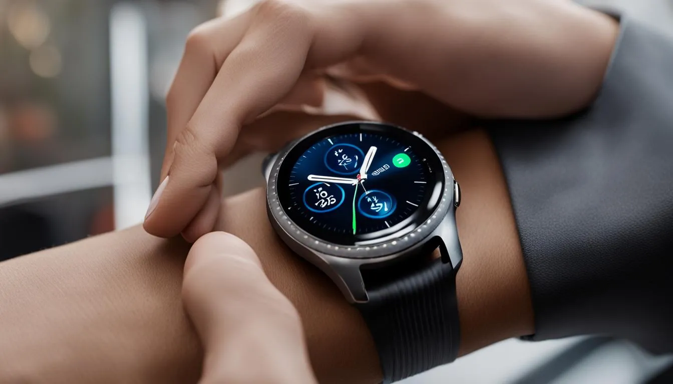 power on Samsung Galaxy Watch